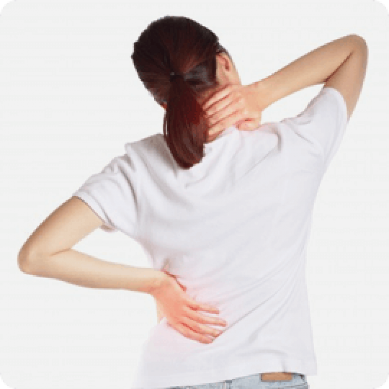 For help in backach / Ciatica