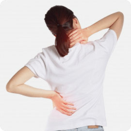 For help in backach / Ciatica